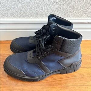 Calvin Klein Black and Blue Modern Boots